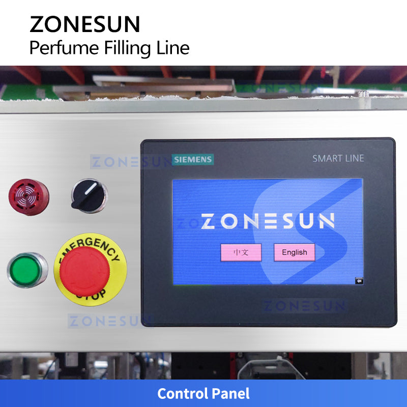 ZONESUN ZS-AFC9B Automatic Perfume Filling Capping Crimping Machine Cosmetic Fragrance Packaging Equipment