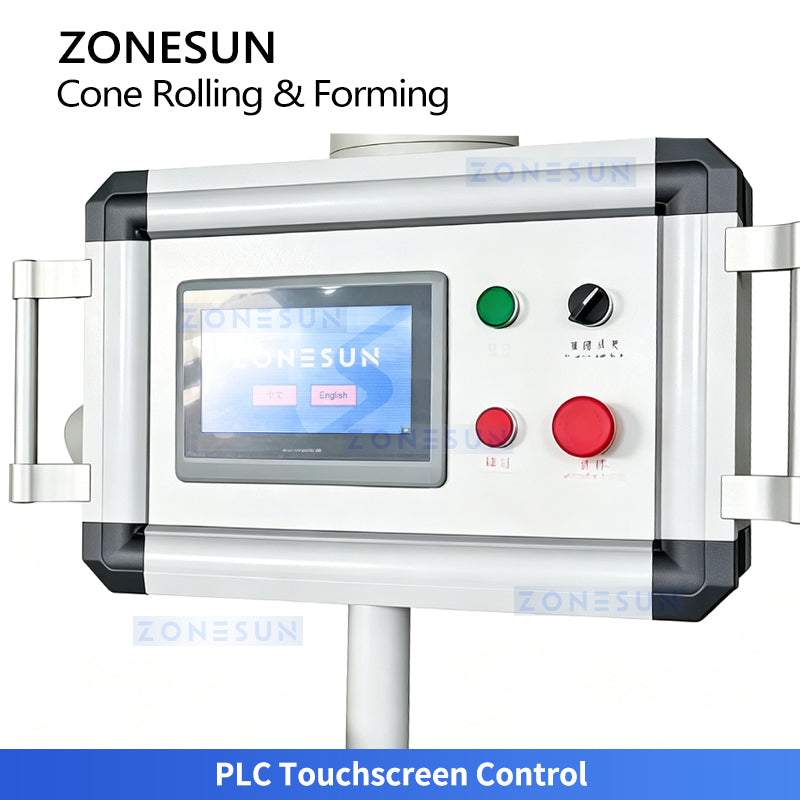 ZONESUN ZS-PCF01 Automatic Tapered Paper Sleeve Rolling and Gluing Machine