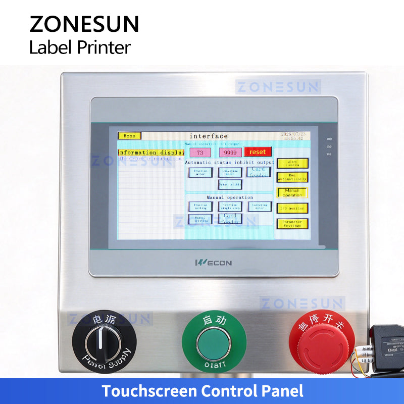ZONESUN ZS-TB823R Automatic Vial & Small Bottle Print and Apply Labeling Machine
