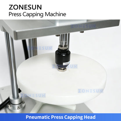 ZONESUN ZS-PDCM100C Pneumatic Paint Can and Large Container Press Capping Machine