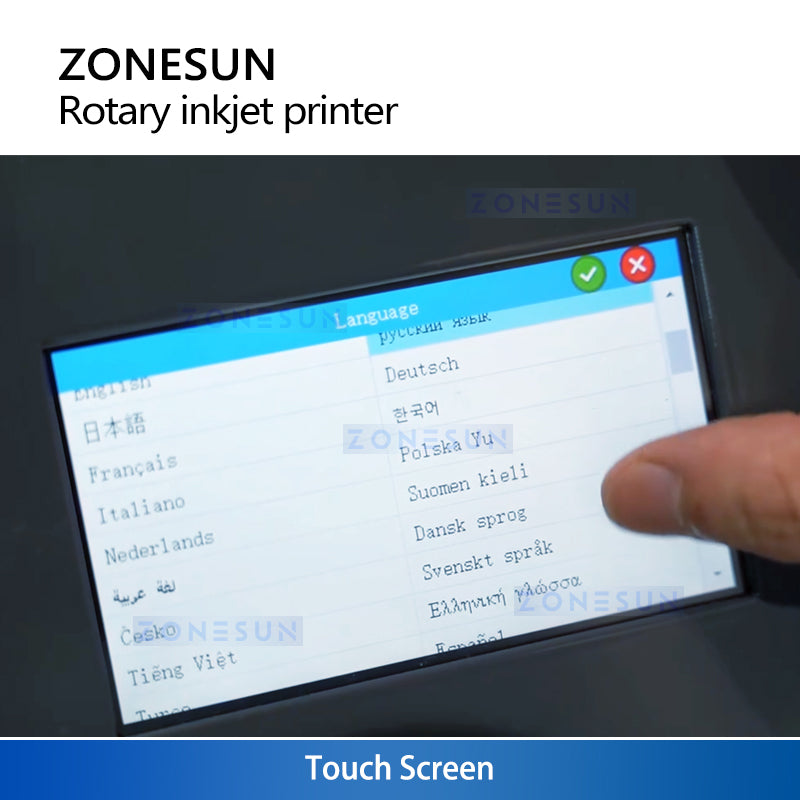 ZONESUN Inkjet Date Coding Machine 