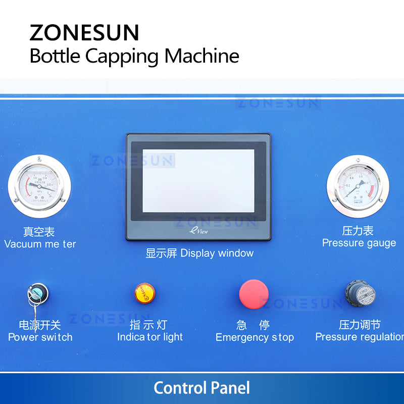 Semi-automatic Vacuum Capping Machine