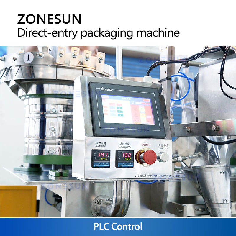 ZONESUN ZS-JSBZ2 Screw Packing Machine Direct-Entry Filling Sealing Machine