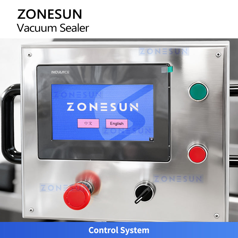 ZONESUN ZS-DLZ380 Automatic Stretch Film Vacuum Packaging Machine