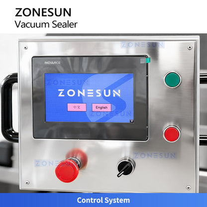 ZONESUN ZS-DLZ380 Automatic Stretch Film Vacuum Packaging Machine
