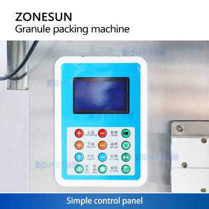 ZONESUN ZS-FM1000V Automatic Granule VFFS Machine Nuts Vacuum Filling & Sealing Machine