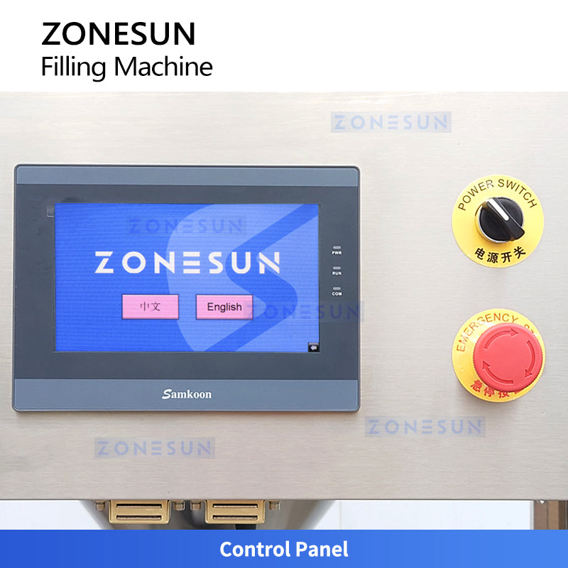 ZONESUN ZS-YT2T-2PXD Automatic 2 Heads Servo Piston Pump Shampoo Lotion Paste Filling Machine