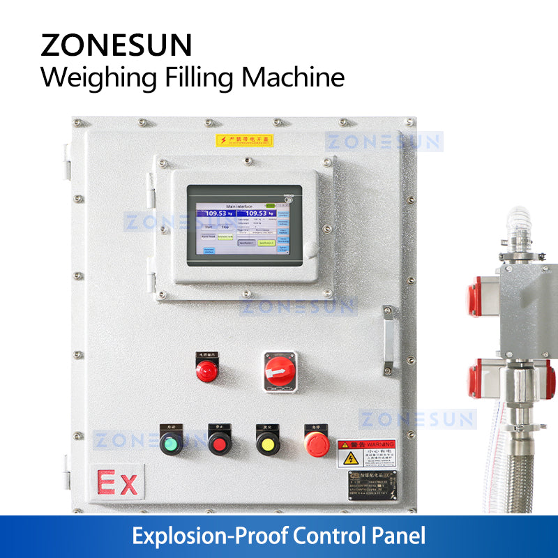 ZONESUN ZS-YTEXW2 Explosion-Proof IBC Tank & Drum Weighing Filling Machine