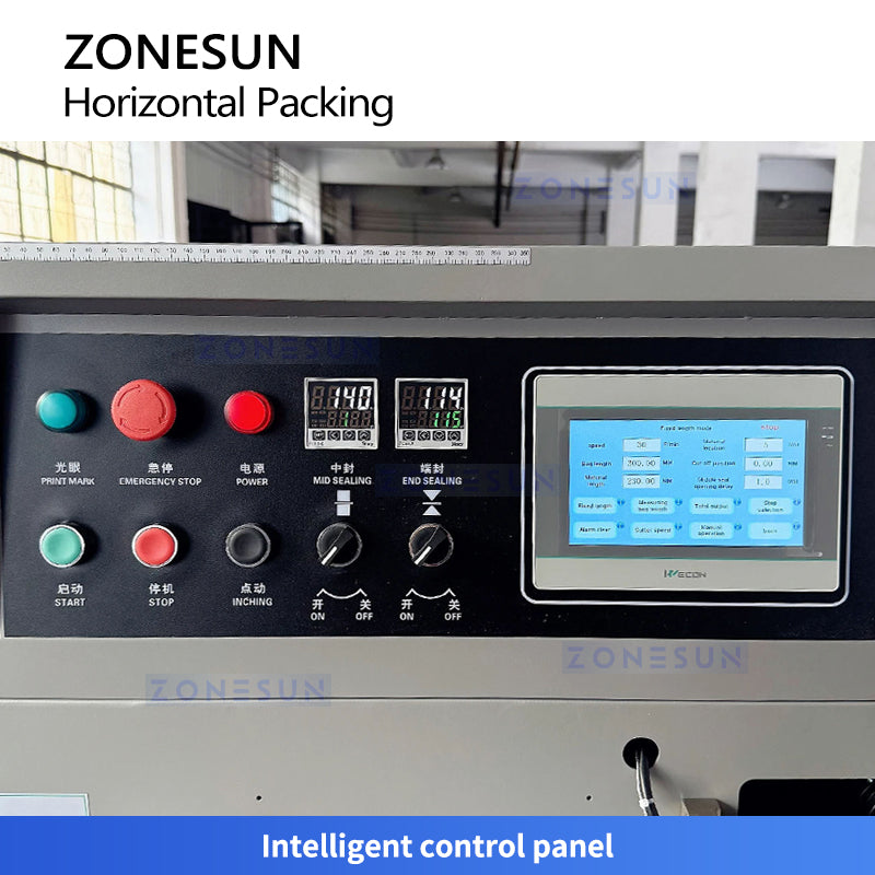ZONESUN ZS-SYP25 Viscous Food Filling and Sealing Equipment Granular Mixture Automatic Bagging Packaging Machine