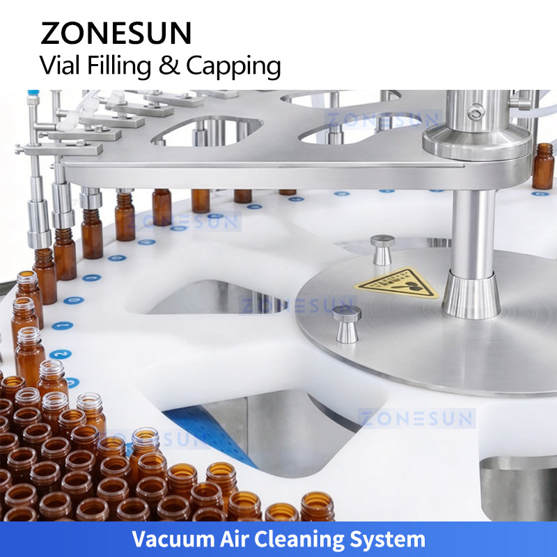 ZONESUN ZS-AFC39W Automatic Vial Rinsing Filling & Capping Machine