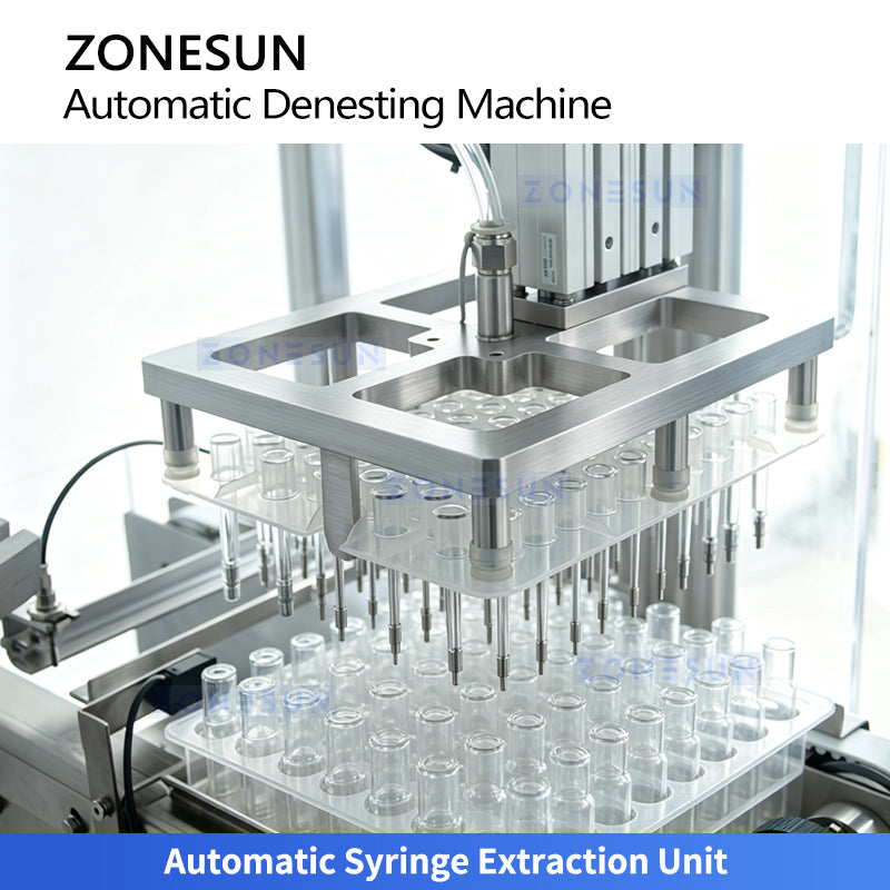 ZONESUN ZS-DM1 Automatic Prefilled Syringe Denesting Machine for Syringe Filling Lines