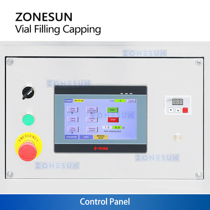 ZONESUN ZS-AFC1CB Compact Integrated Vial Filling and Capping Machine