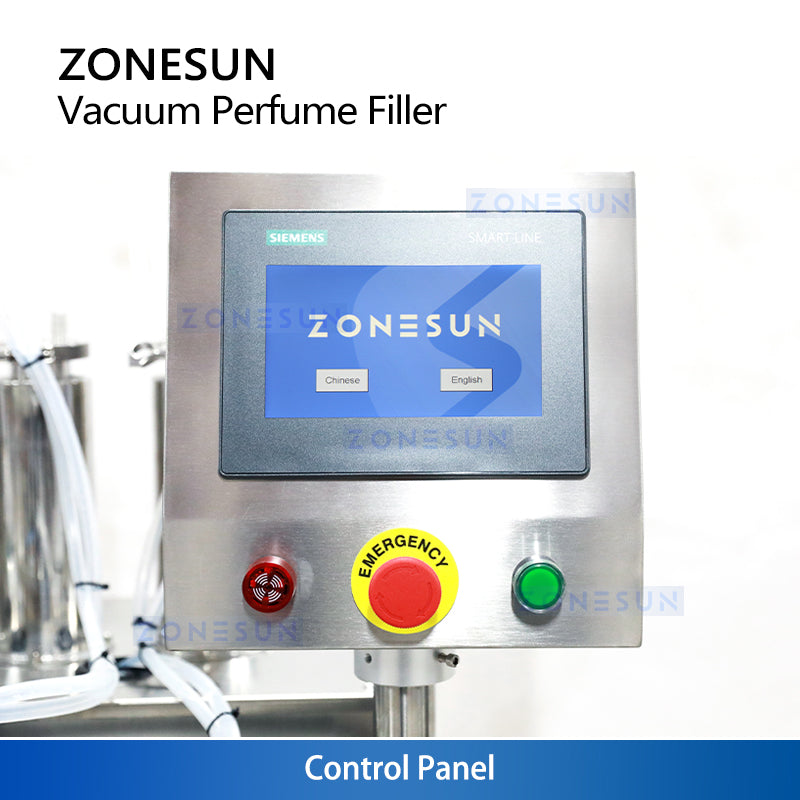 ZONESUN Vacuum Perfume Filling Machine