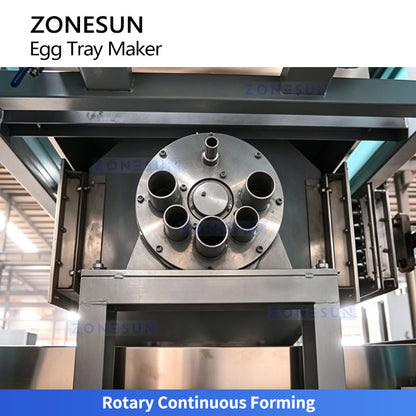 ZONESUN ZS-PT1000 Egg Tray Making Machine with Pulp Molding System