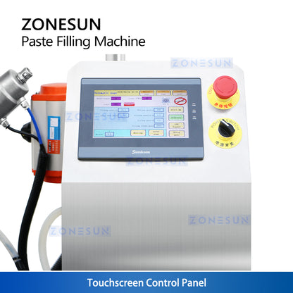 ZONESUN Cosmetic Paste Filler Consistent Heating Mixing Filling Machine ZS-WCHJ1C