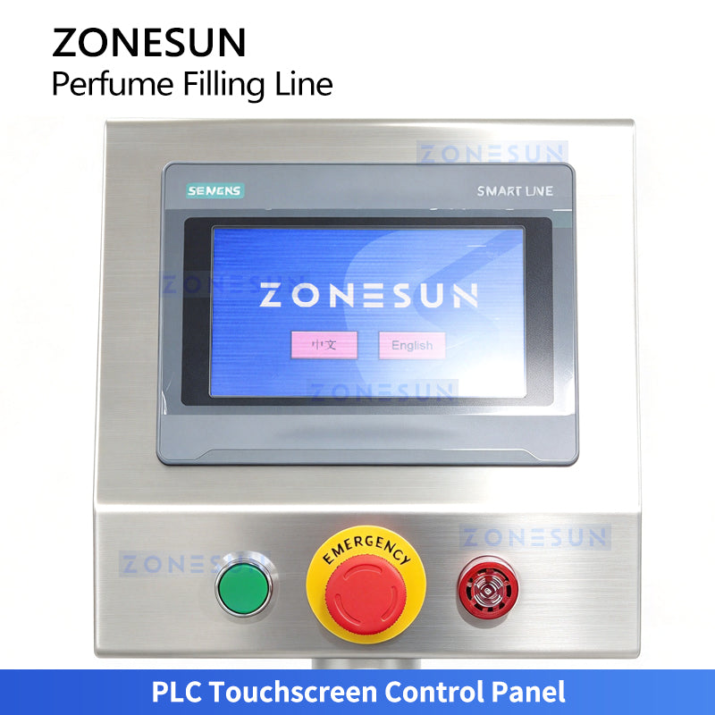 ZONESUN ZS-FAL180X17 Automatic Perfume Filling Capping Labeling Line