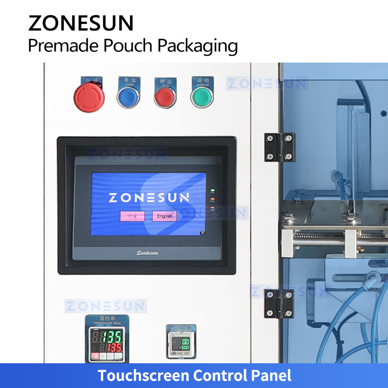ZONESUN ZS-AFS04W 4-Head Linear Weigher Premade Pouch Filling & Sealing Machine