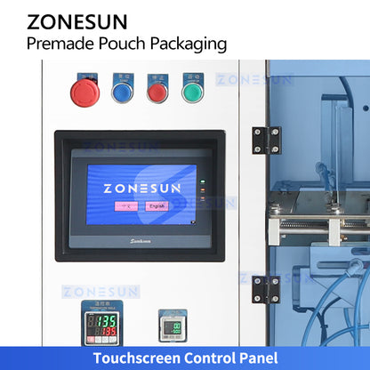 ZONESUN ZS-AFS04W 4-Head Linear Weigher Premade Pouch Filling & Sealing Machine