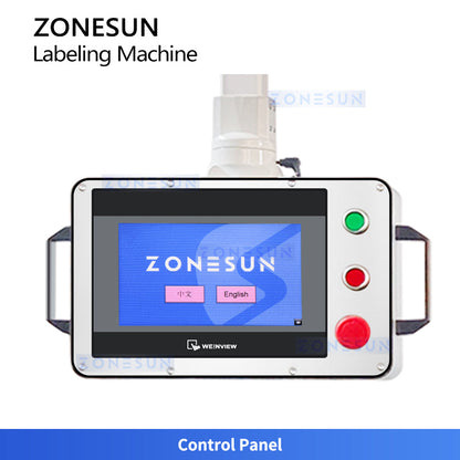 ZONESUN Round Bottle Labeling Machine