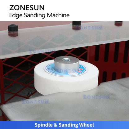 ZONESUN ZS-V05 Single-Wheel Leather Edge Sanding & Burnishing Machine | 100–3000 RPM | Ø100–120mm Wheel