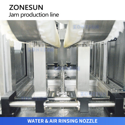 ZONESUN ZS-FAL180V11 Automatic Kaya Jam Filling Capping & Labeling Packaging Line