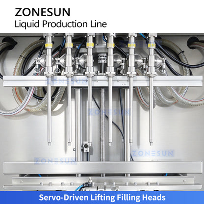 ZONESUN ZS-FAL180G11 Automatic Beverage Filling Capping Labeling Line