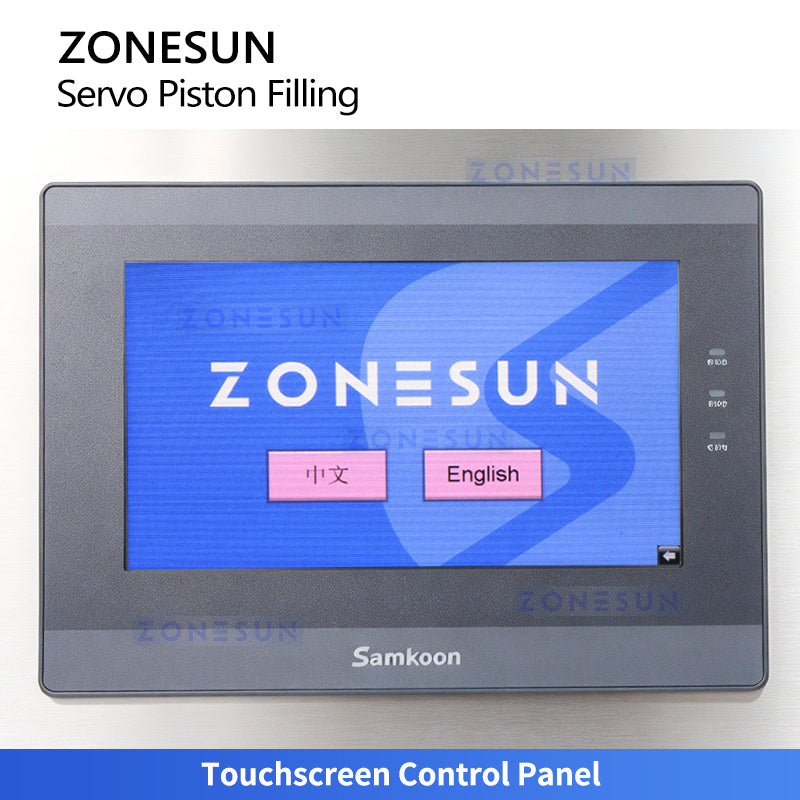 ZONESUN ZS-YT8T-8PX Automatic 8-Head Servo Piston Filling Machine for Ketchup & Shampoo