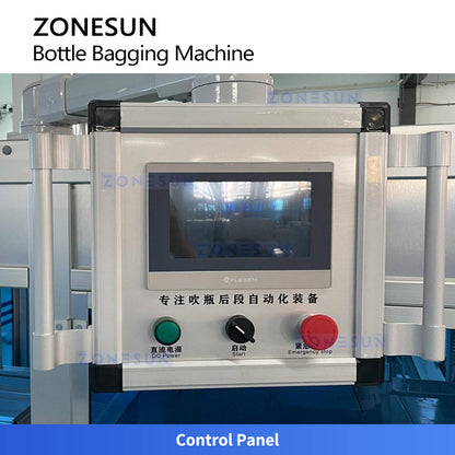 ZONESUN ZS-SPL20 Automatic Plastic Bottle Bagging Machine Plastic Container Packaging Machine