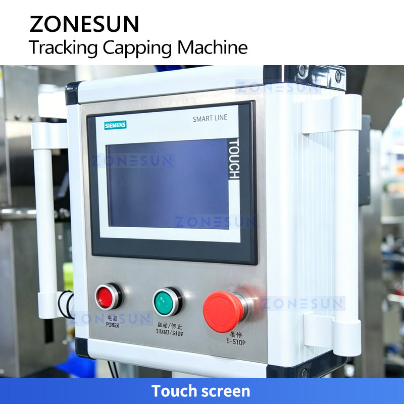 ZONESUN ZS-VTXG3 Automatic Double Head Tracking Capping Machine for Pump Heads, Spray Caps, and Special Closures in Liquid Filling Lines