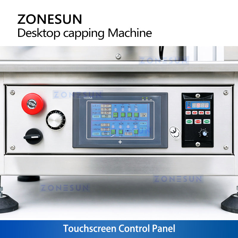 ZONESUN ZS-XG1870 18-70mm Pneumatic Desktop Automatic Capping Machine