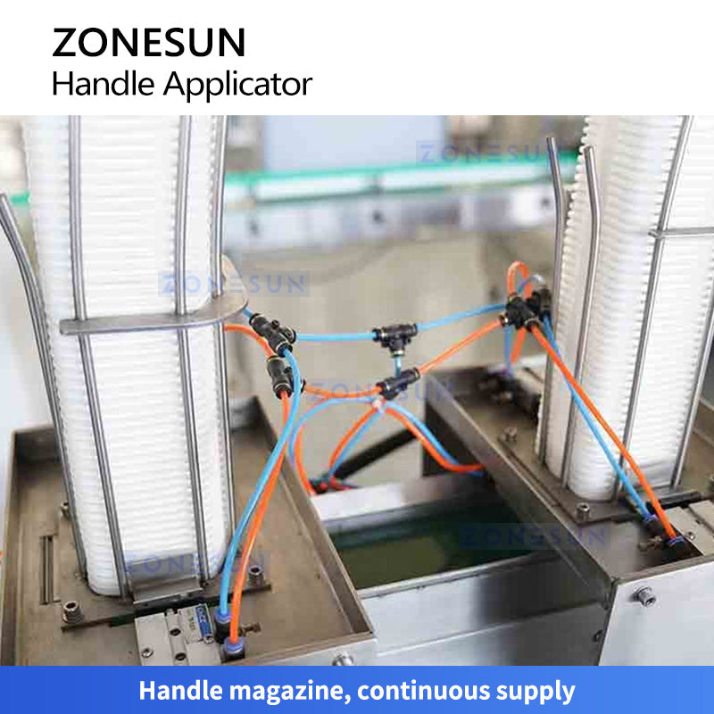 plastic handle application machine