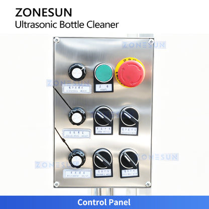 ZONESUN ZS-UWB8 Automatic Ultrasonic Vial Washing Machine for 3ml-10ml BottlesDual Lane Bottle Cleaner