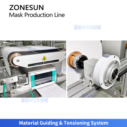 ZONESUN ZS-MMN94 Automatic KF94 3D Face Mask Making Machine