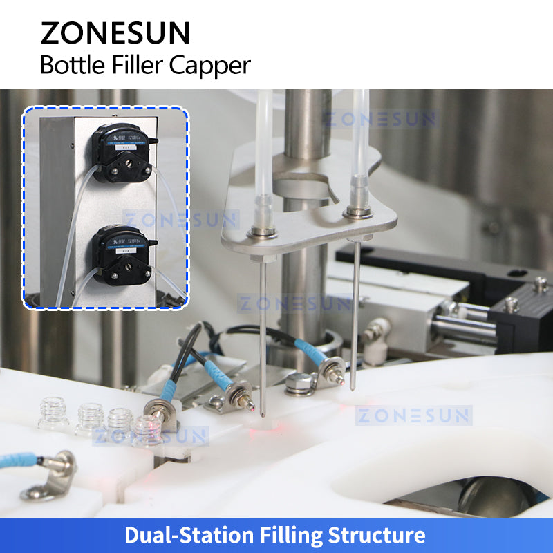 Perfume roll-on capping machine