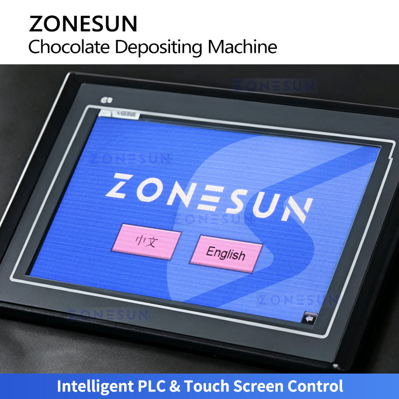 ZONESUN ZS-DJ400 Chocolate Making Machine with Automatic Depositing System for Chocolate Drops