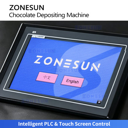 ZONESUN ZS-DJ400 Chocolate Making Machine with Automatic Depositing System for Chocolate Drops