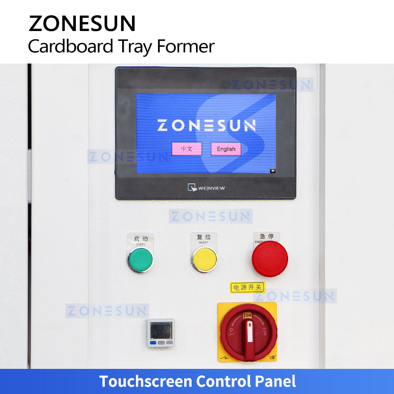 ZONESUN ZS-CSPM4T Automatic Cardboard Tray Forming Machine