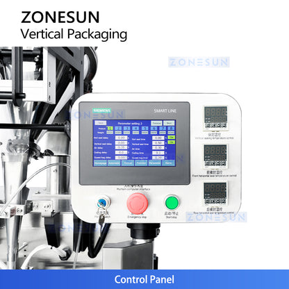 ZONESUN ZS-FS120Q Vertical Powder Packing Machine Automatic Sachet Filler and Sealer  ZONESUNPRO