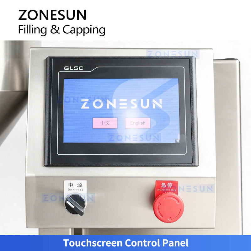 ZONESUN ZS-AFC48B Automatic Gear Pump Filling & Capping Machine for Round Tubes