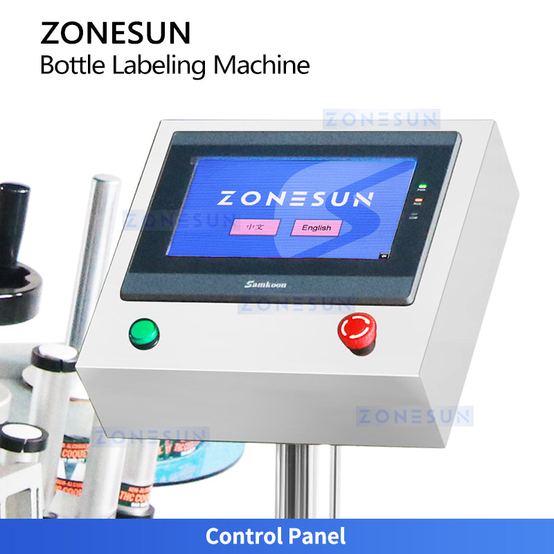 bottle neck labeling machine