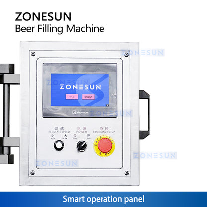 ZONESUN ZS-WFC18 High Speed Beer Bottle Filling Capping Machine Monoblock