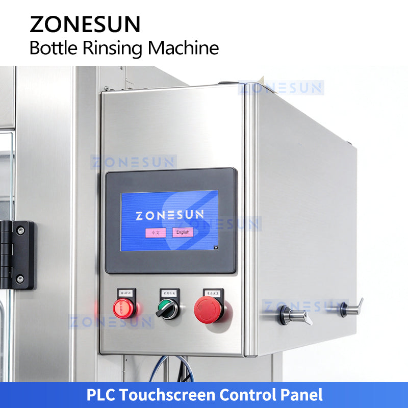 ZONESUN ZS-WB4 Automatic 4-Head Bottle & Jerry Can Rinsing Machine