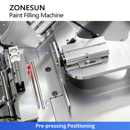 ZONESUN ZS-YL11 Rotary 1.5-10ml Paint Liquid Filling and Sealing Machine for Paint & Coating Industry