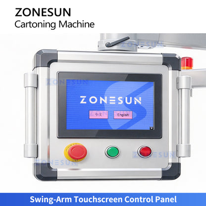 ZONESUN ZS-MSZH30L Automatic Top Load Cartoning Machine