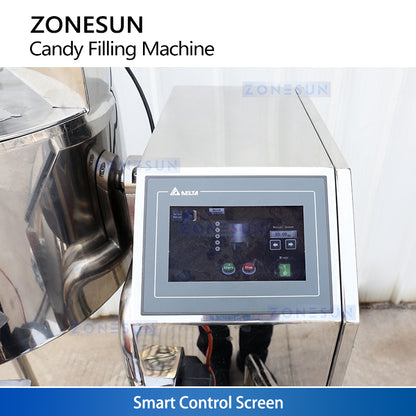ZONESUN ZS-CTF50 Gummy Depositor Candy Heat Filling Machine 25L Cooker Filler