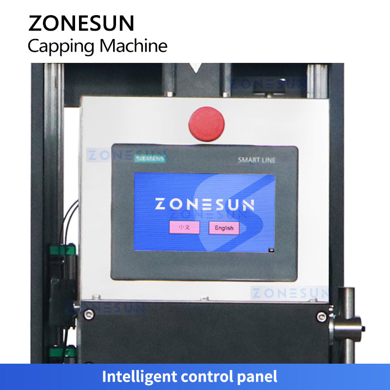 ZONESUN ZS-XG440S2 Automatic Servo Capper with Dual-Track Bowl Feeder