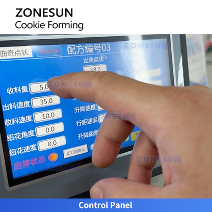 ZONESUN ZS-TSB400 Automatic Cookie Extruding & Biscuit Forming Machine