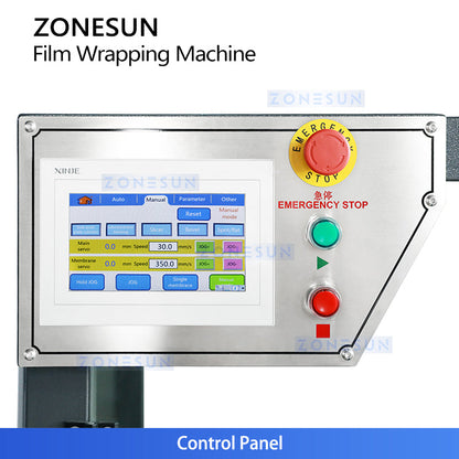 ZONESUN ZS-FPM1 Automatic Cellophane Wrapping Machine | 10–50 Packs/Min | Box Overwrapper  ZONESUNPRO