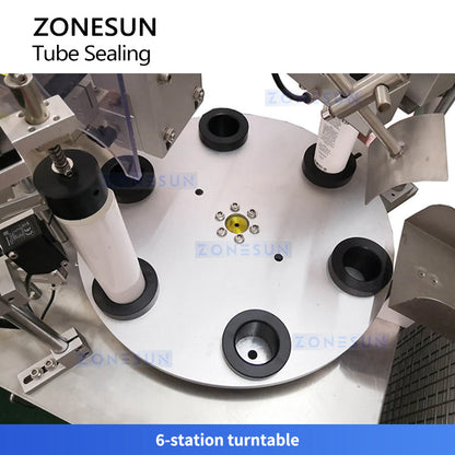 ZONESUN ZS-FS005U Semi-Automatic Ultrasonic Tube Sealing Machine For Toothpaste & Cosmetic