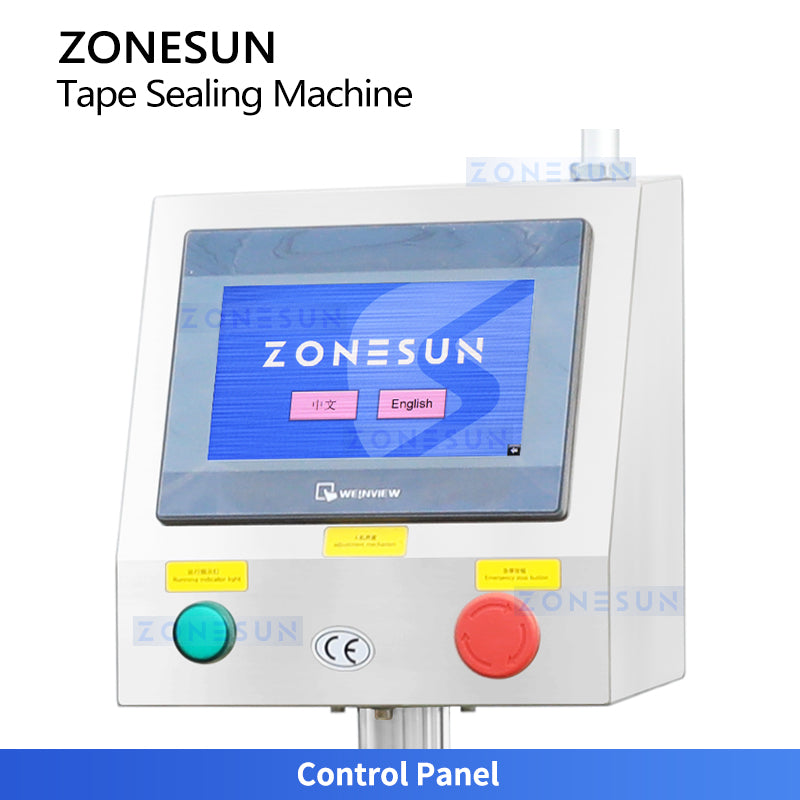 ZONESUN ZS-202F Perfume Tube Box Tape Wrapping and Sealing Machine